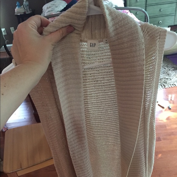 GAP WOVEN MAXI SWEATER VEST- M NWOT - Picture 3 of 4